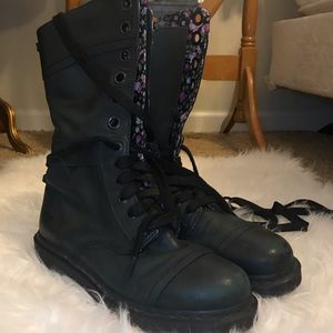 Dr Martens Mid Calf Combat Boots